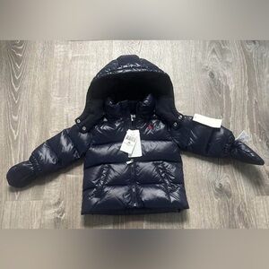 NWT Ralph Lauren Dark Blue Quilted Jacket Size 9 months